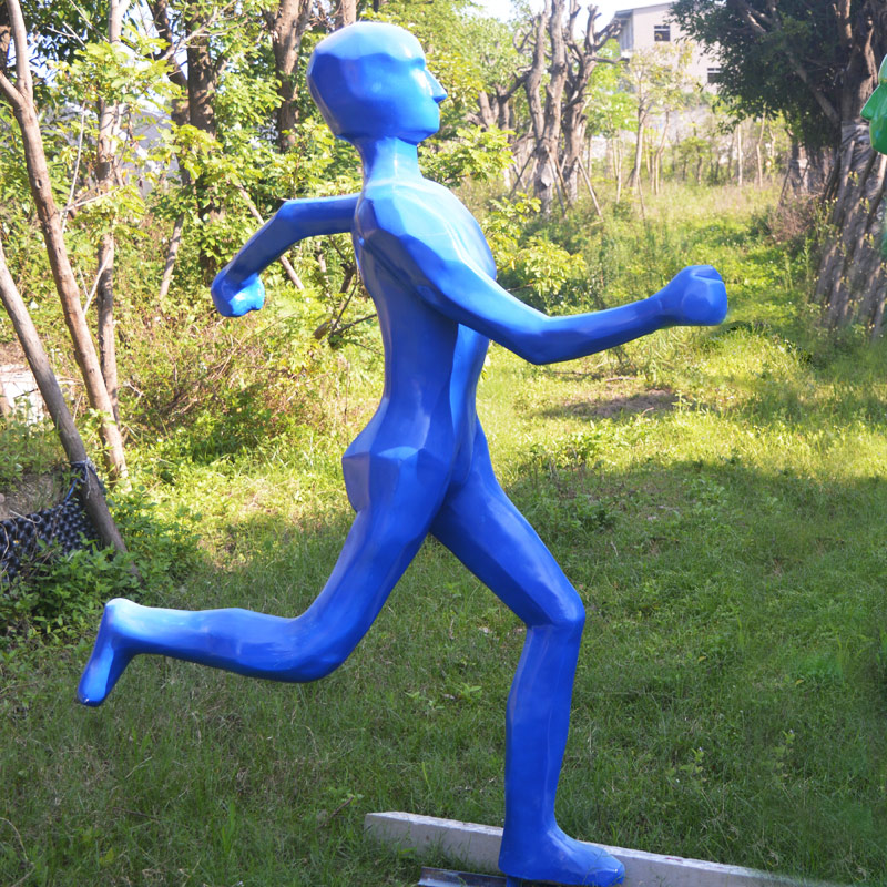 立体人物抽象雕塑