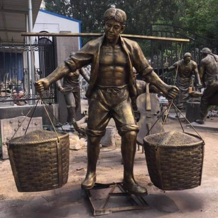 人物雕塑,仿铜雕塑,铜制雕塑